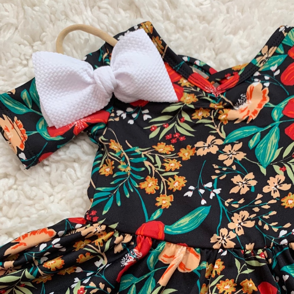 Mini Biggie Bow White